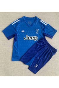 Juventus Keeper Babyklær Hjemme Fotballdrakt til barn 2022-23 Korte ermer (+ Korte bukser)